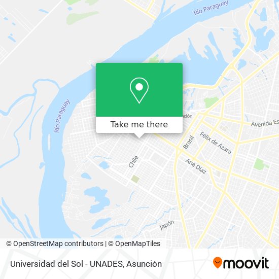 Mapa de Universidad del Sol - UNADES