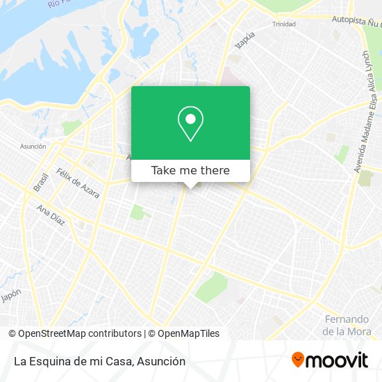 Mapa de La Esquina de mi Casa