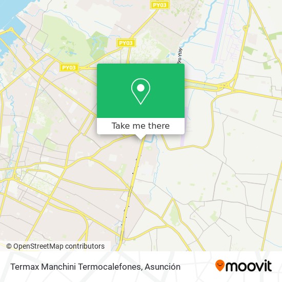 Termax Manchini Termocalefones map