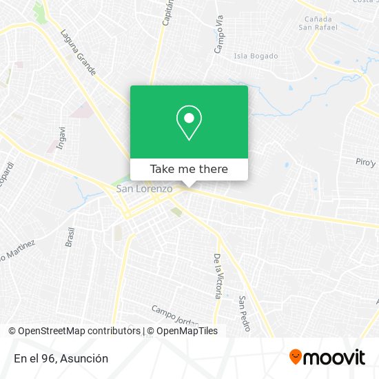 Mapa de En el 96