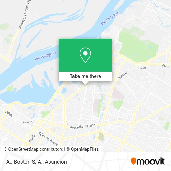 Mapa de AJ Boston S. A.