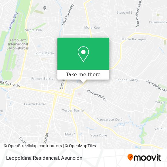 Leopoldina Residencial map