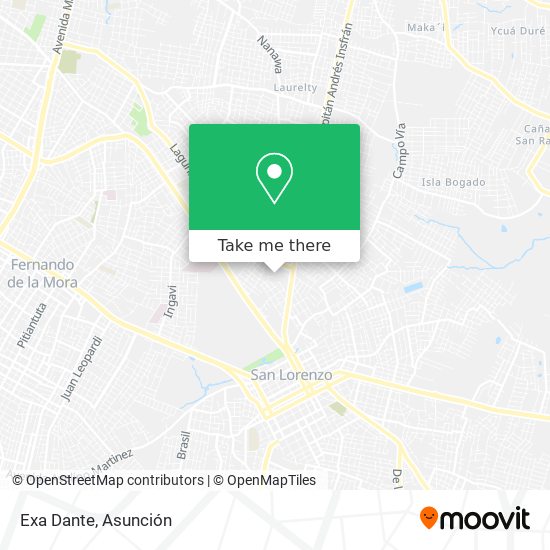 Mapa de Exa Dante