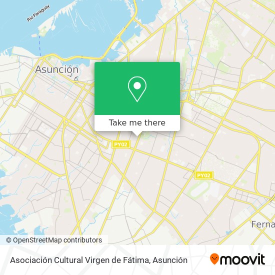 Mapa de Asociación Cultural Virgen de Fátima