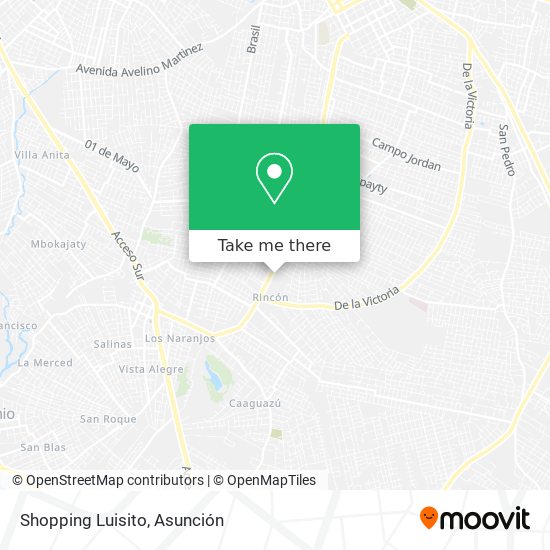 Shopping Luisito map