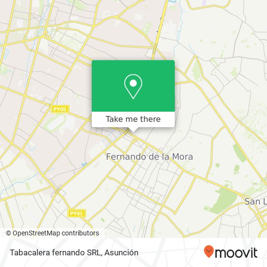 Tabacalera fernando SRL map