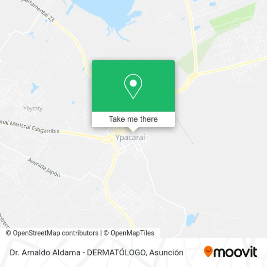 Dr. Arnaldo Aldama - DERMATÓLOGO map