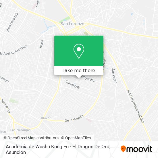 Academia de Wushu Kung Fu - El Dragón De Oro map