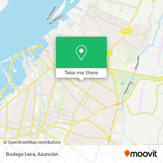 Bodega Leca map