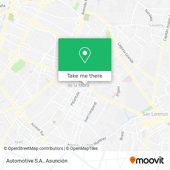 Mapa de Automotive S.A.