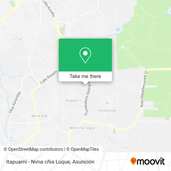 Mapa de Itapuami - Nvna cñia Luque
