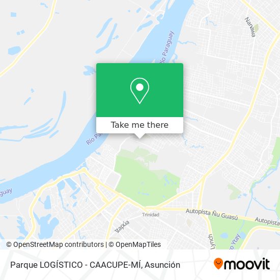 Mapa de Parque LOGÍSTICO - CAACUPE-MÍ