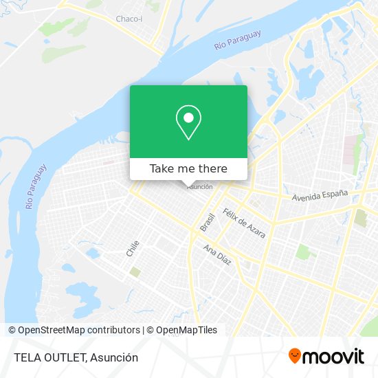 TELA OUTLET map