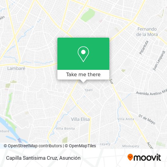 Mapa de Capilla Santisima Cruz