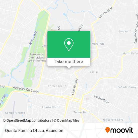 Quinta Familia Otazu map