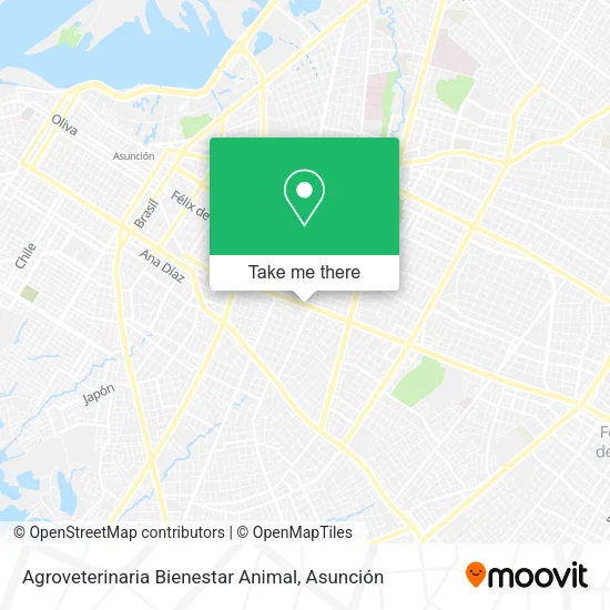 Mapa de Agroveterinaria Bienestar Animal