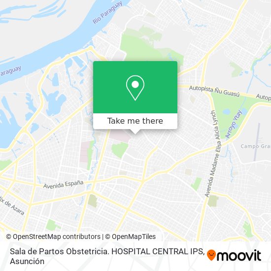 Sala de Partos Obstetricia. HOSPITAL CENTRAL IPS map