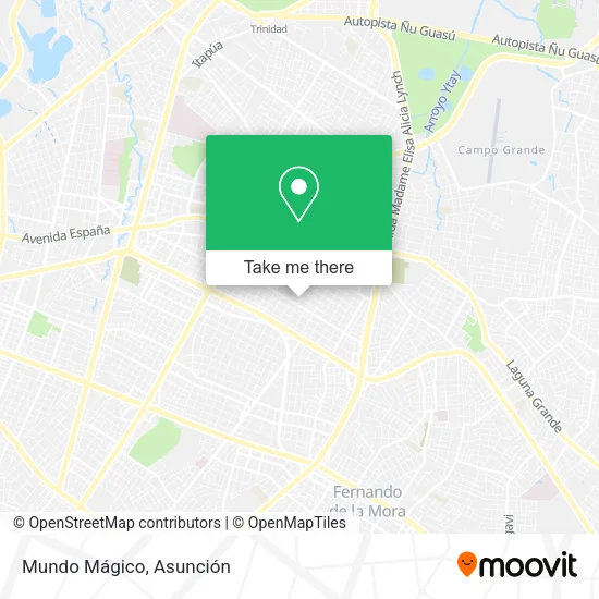 Mundo Mágico map