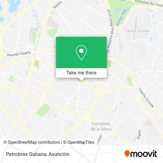 Petrobras Gabana map