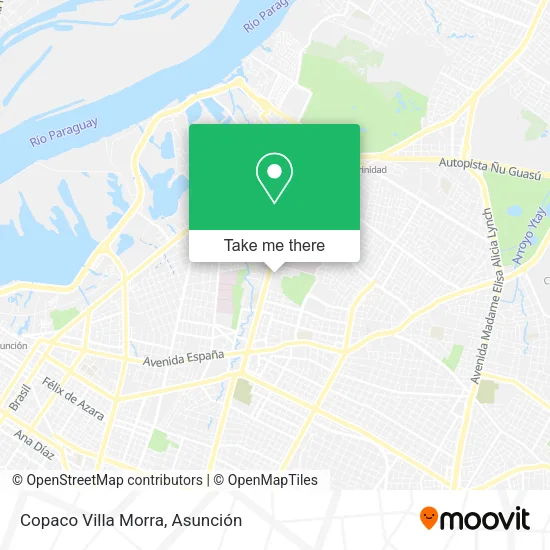 Copaco Villa Morra map