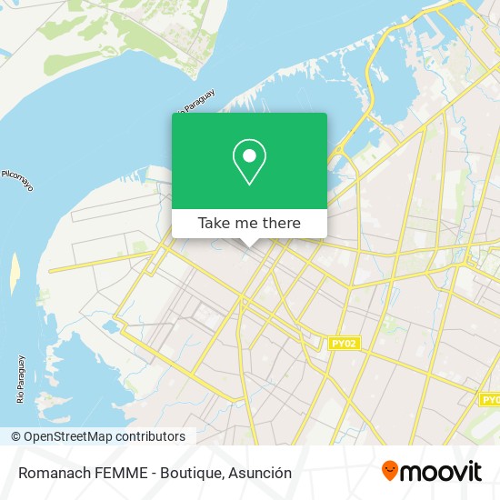 Romanach FEMME - Boutique map