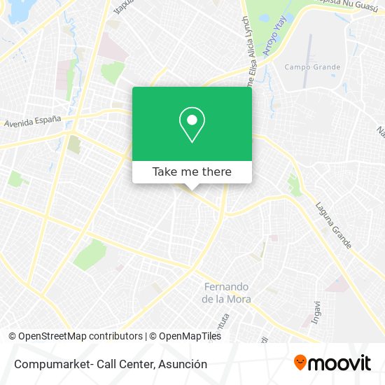 Compumarket- Call Center map