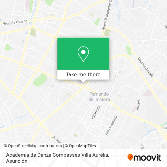 Academia de Danza Compasses Villa Aurelia map
