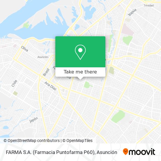 FARMA S.A. (Farmacia Puntofarma P60) map