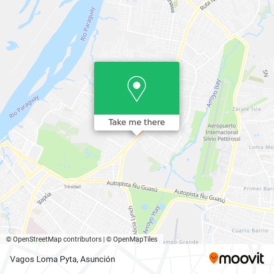 Mapa de Vagos Loma Pyta
