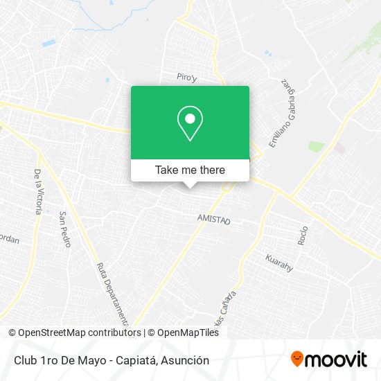 Club 1ro De Mayo - Capiatá map