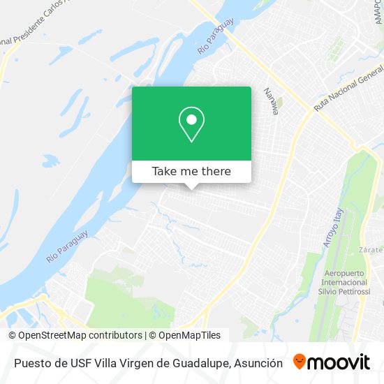 Puesto de USF Villa Virgen de Guadalupe map