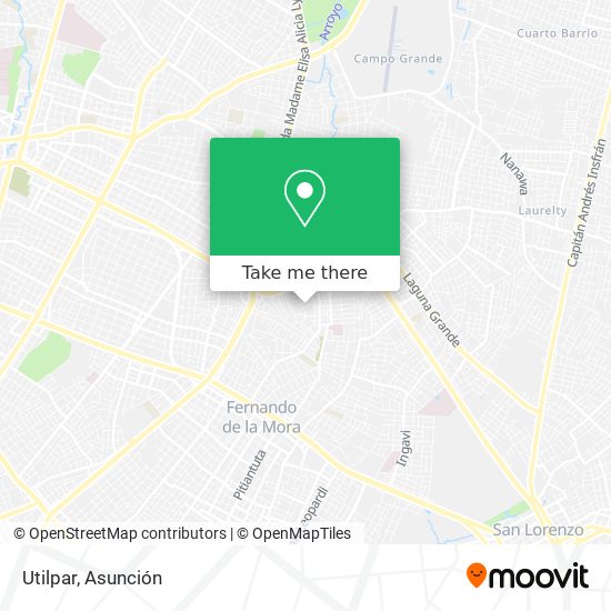 Mapa de Utilpar