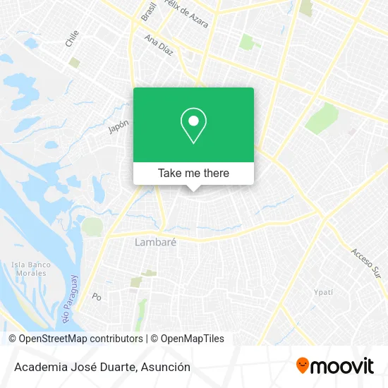 Mapa de Academia José Duarte