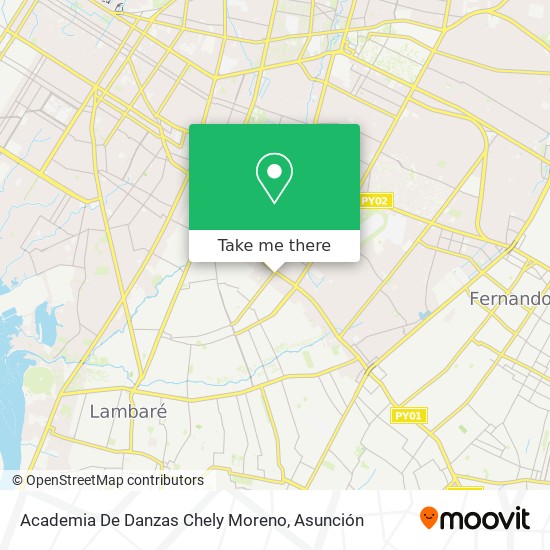 Academia De Danzas Chely Moreno map