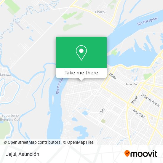 Mapa de Jejui