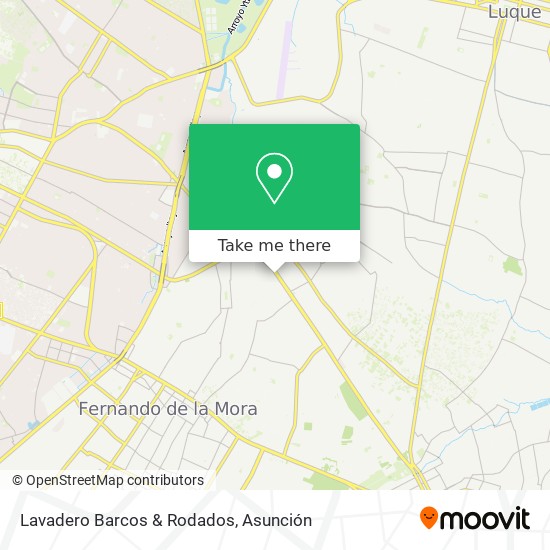 Lavadero Barcos & Rodados map