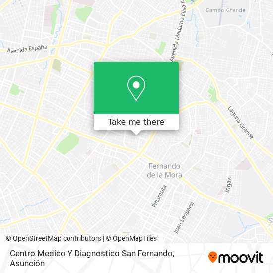 Centro Medico Y Diagnostico San Fernando map