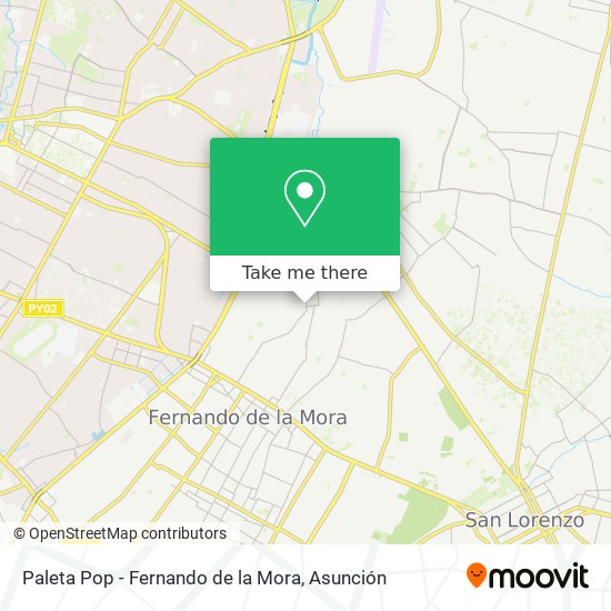 Paleta Pop - Fernando de la Mora map