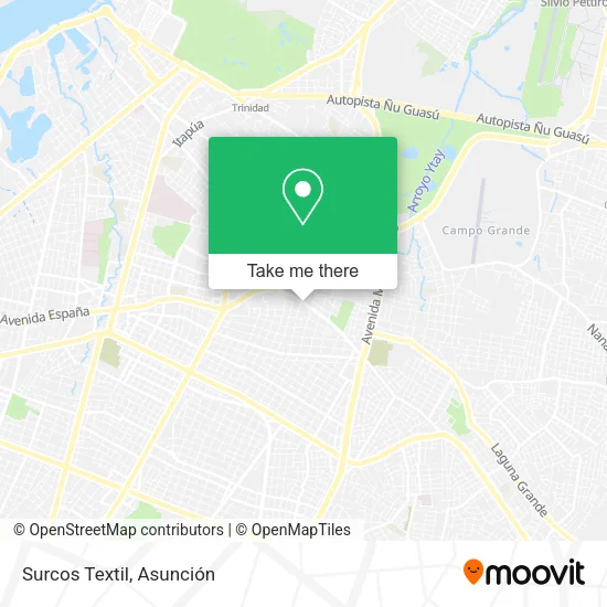Surcos Textil map