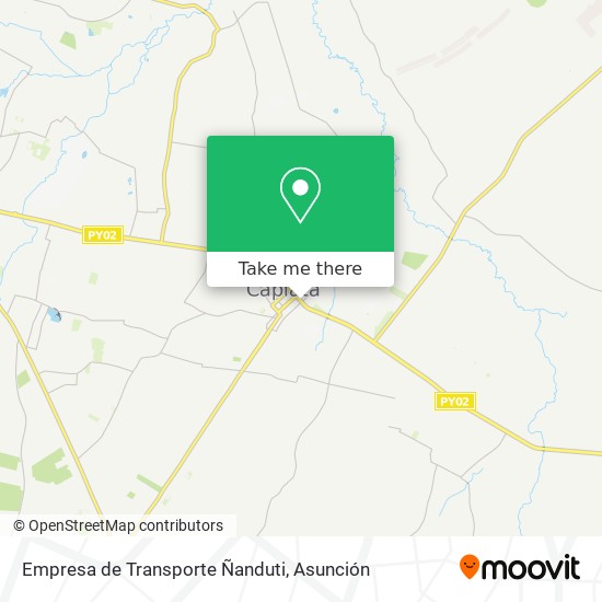 Empresa de Transporte Ñanduti map