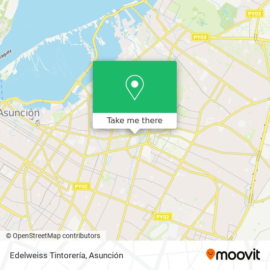 Edelweiss Tintorería map