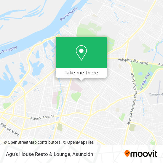 Mapa de Agu's House Resto & Lounge