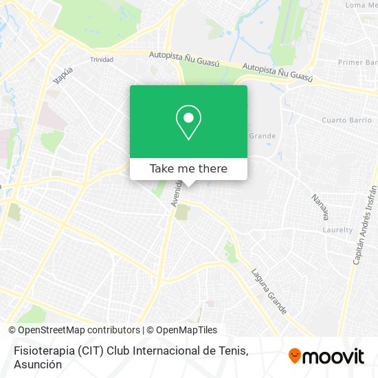 Fisioterapia (CIT) Club Internacional de Tenis map