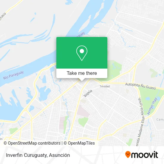 Inverfin Curuguaty map
