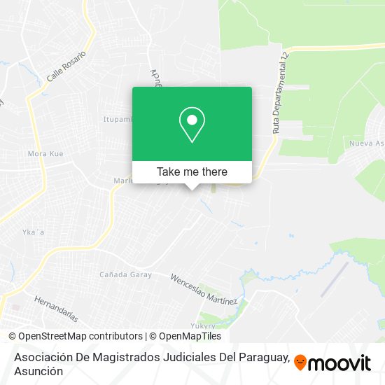 Asociación De Magistrados Judiciales Del Paraguay map