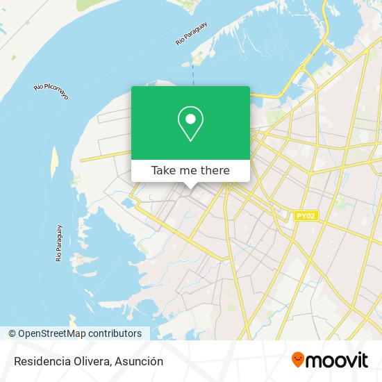 Mapa de Residencia Olivera