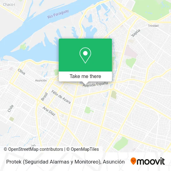 Mapa de Protek (Seguridad Alarmas y Monitoreo)