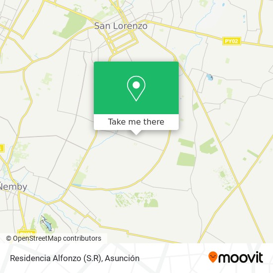 Mapa de Residencia Alfonzo (S.R)