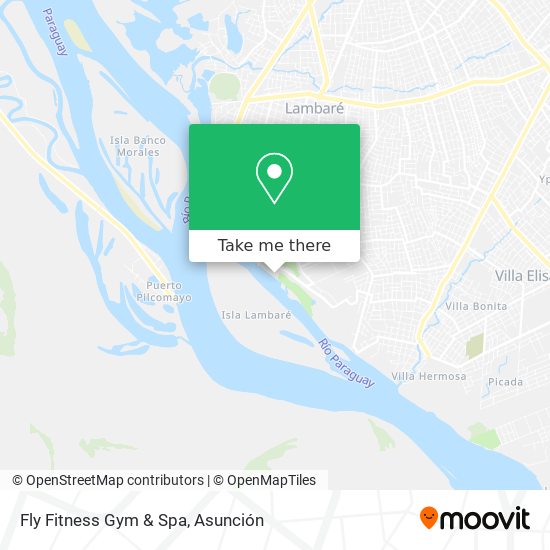 Mapa de Fly Fitness Gym & Spa