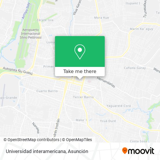Universidad interamericana map